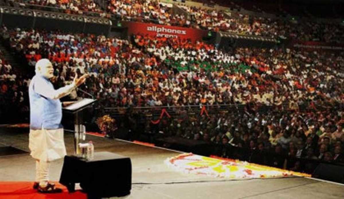 मोदी को सुनने सिडनी स्टेडियम में पहुंचे 20 हजार से ज्यादा प्रवासी भारतीय